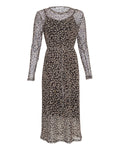 Firina Illenora Dress Aop - Cement Leo