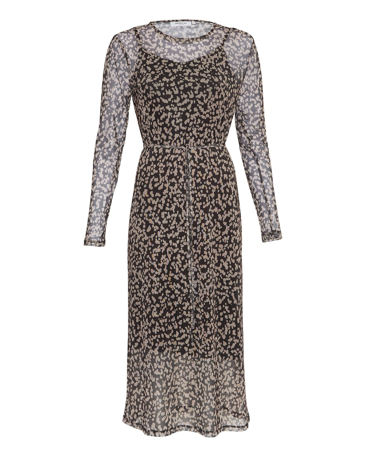 Firina Illenora Dress Aop - Cement Leo