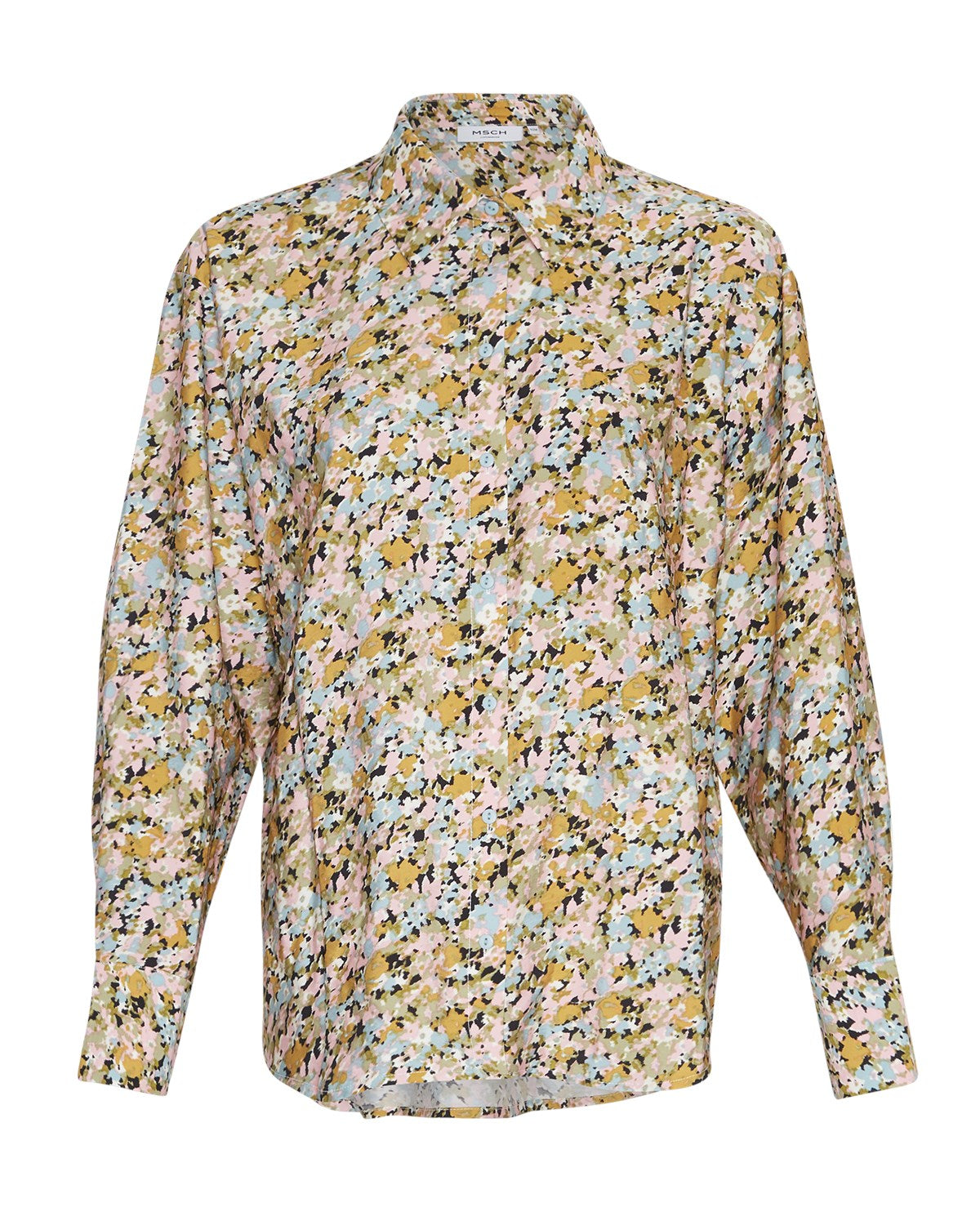 Minetta Benina Shirt Aop - D Tobacco Flower