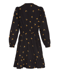 Nannie Nona Shirt Dress EMB - Black/Flower