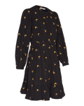Nannie Nona Shirt Dress EMB - Black/Flower