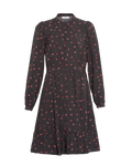 Vinaya Ladonna Shirt Dress Aop - Black Flower