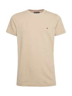 Stretch Slim Fit Tee - Stone