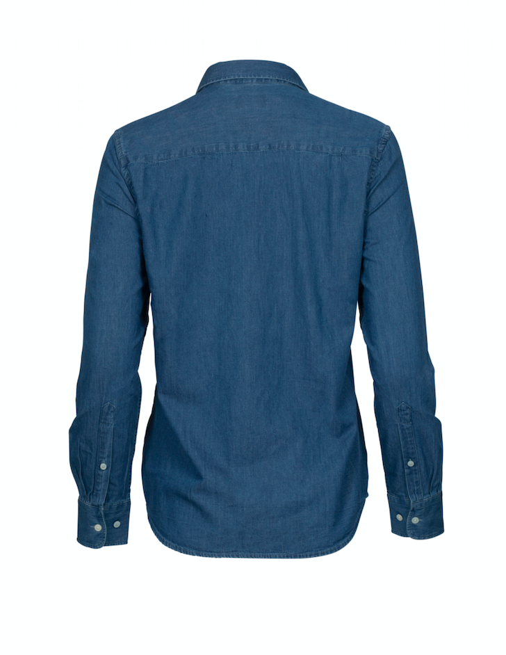 Luxury Chambray Shirt - Light Indigo - GANT - Bluser & Skjorter - VILLOID.no