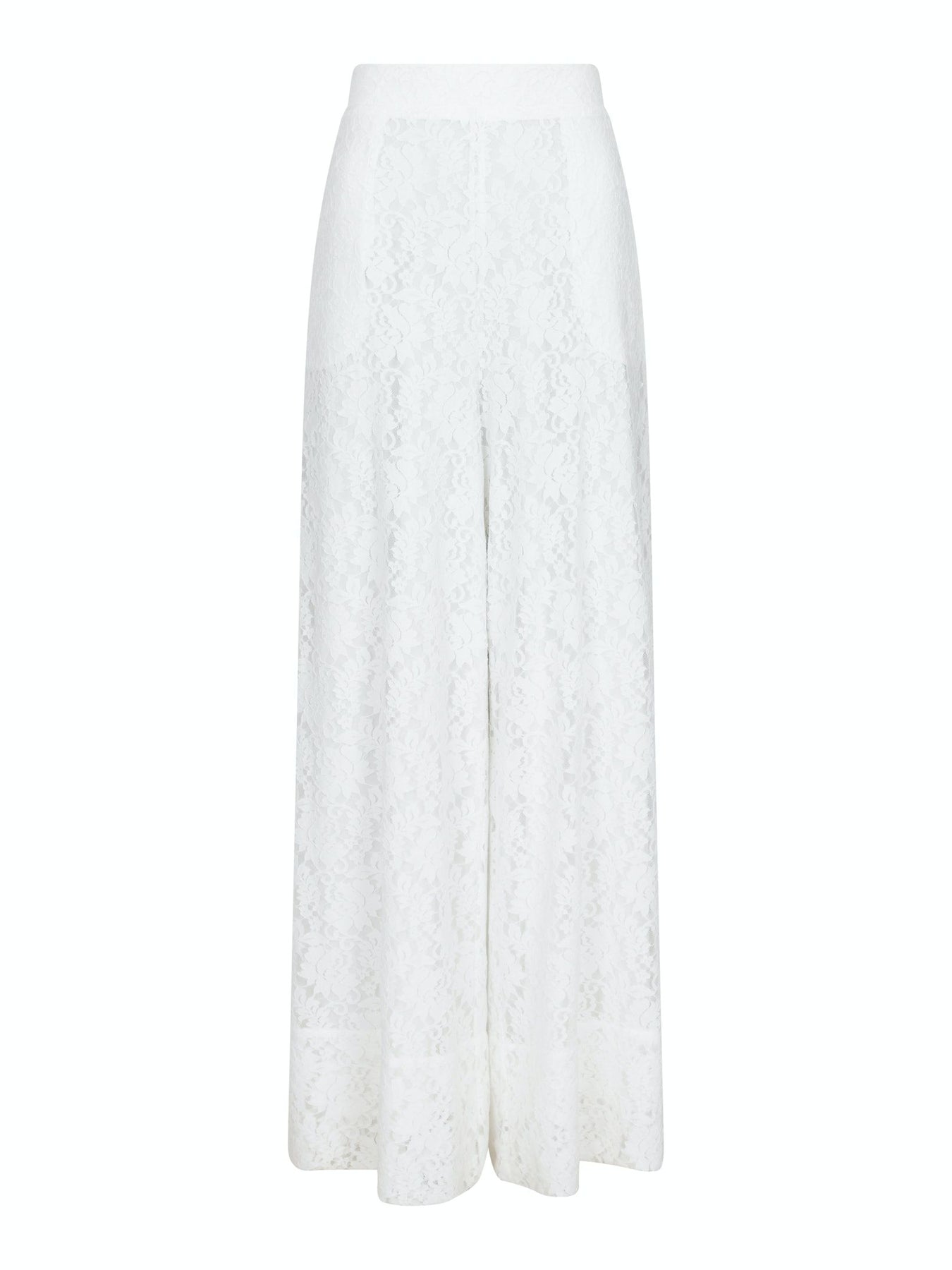 Madison Lace Pants - White