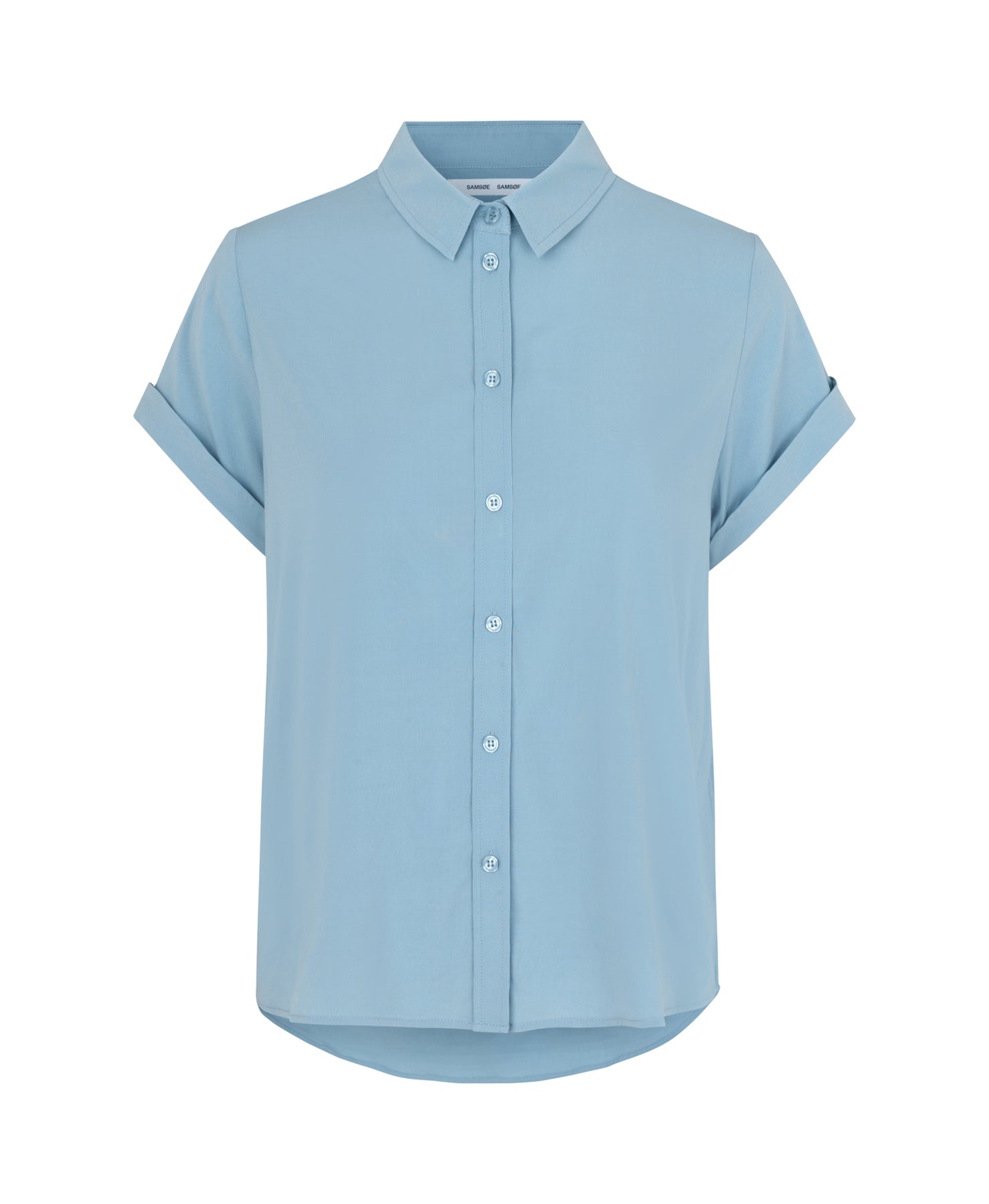 Majan SS Shirt - Dusty Blue