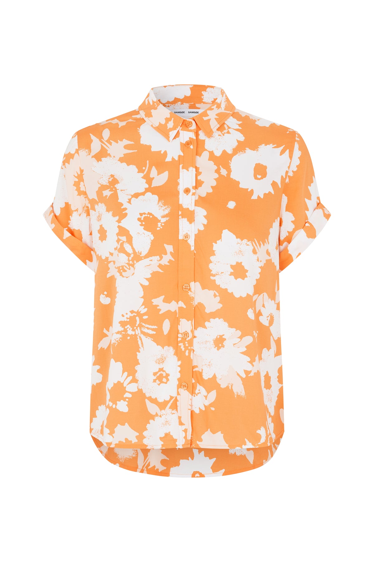 Majan SS Shirt Aop - Radiant Sunflower
