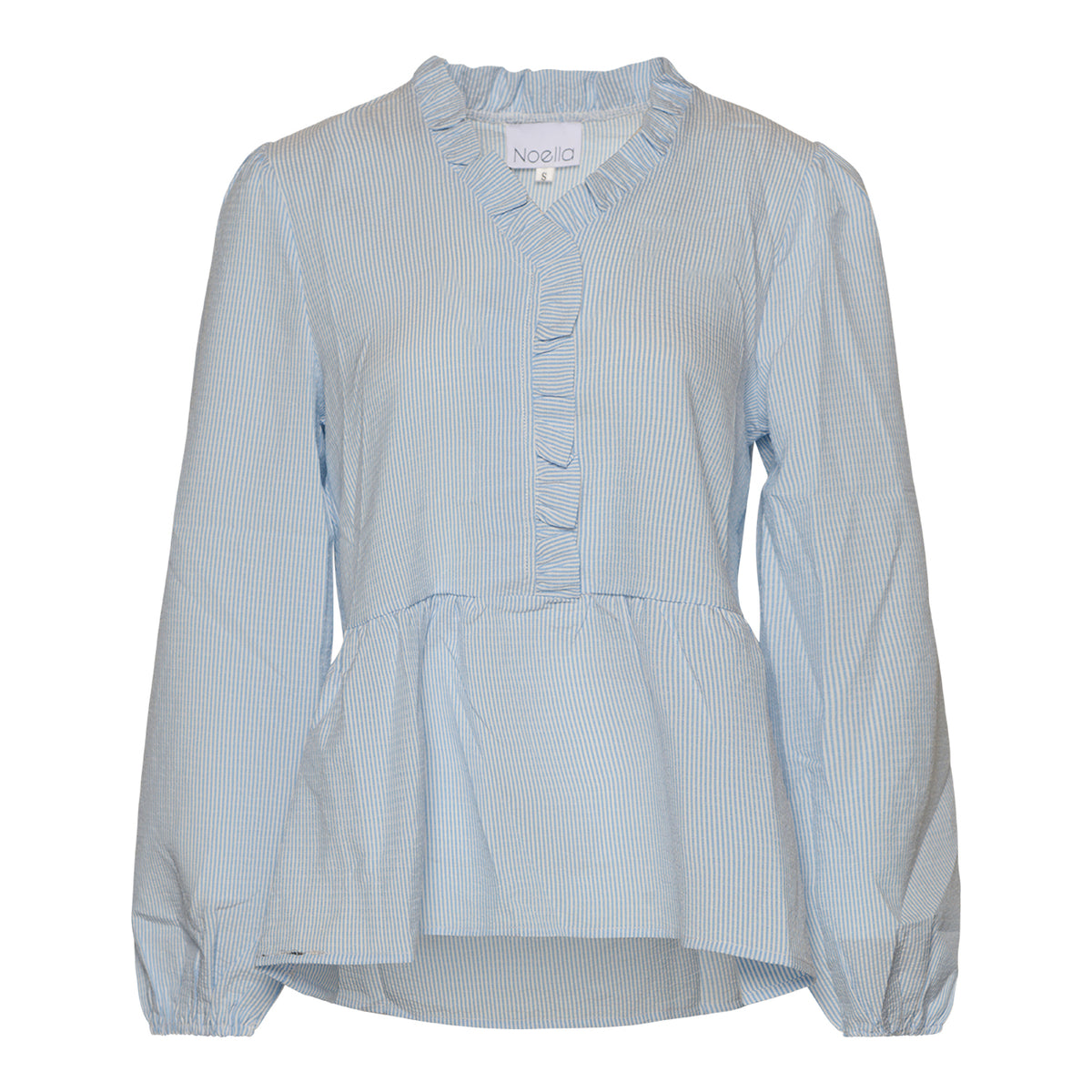 Matti Blouse - Light Blue Stripe