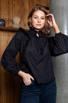Maya Blouse - Day Black