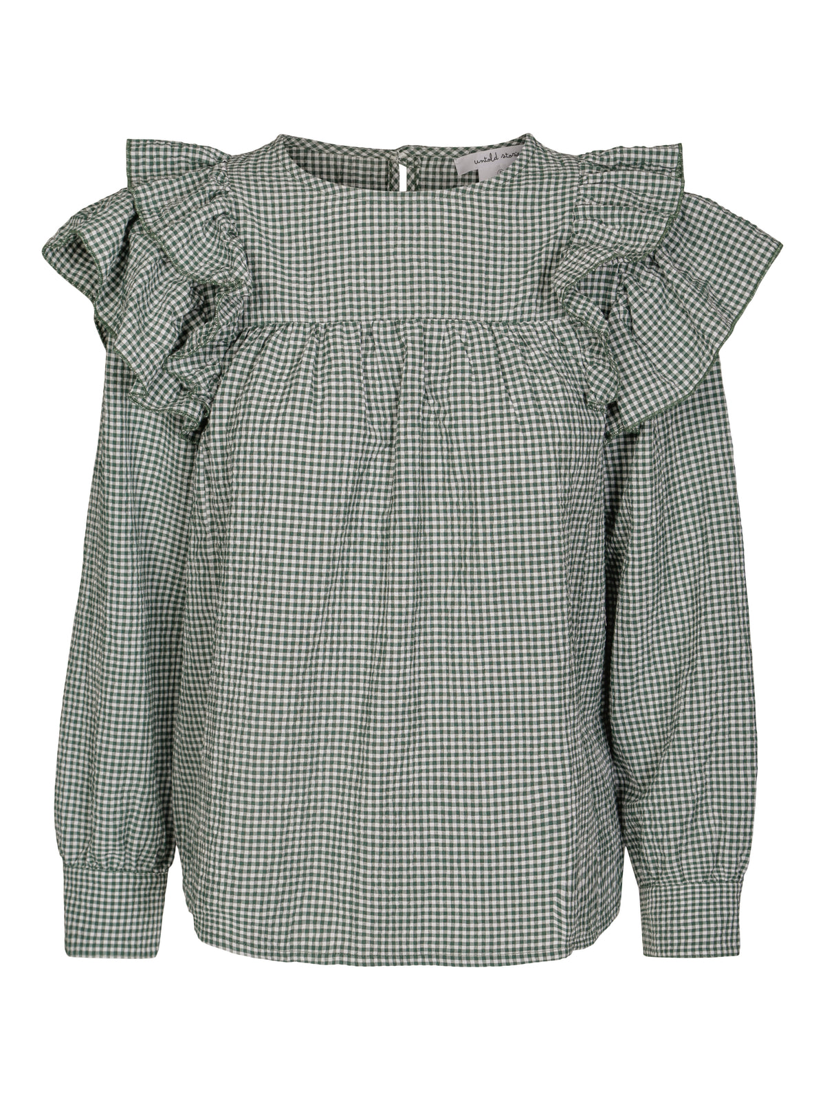 Mercer Ruffle Blouse - Sycamore White