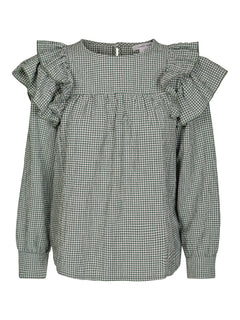 Mercer Ruffle Blouse - Sycamore White