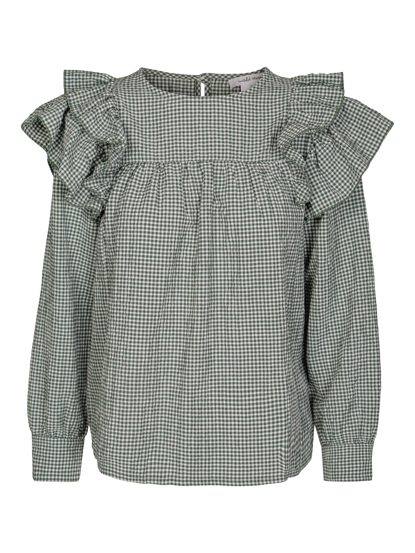 Mercer Ruffle Blouse - Sycamore White