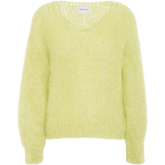 Milana Ls Mohair Knit - Light Yellow