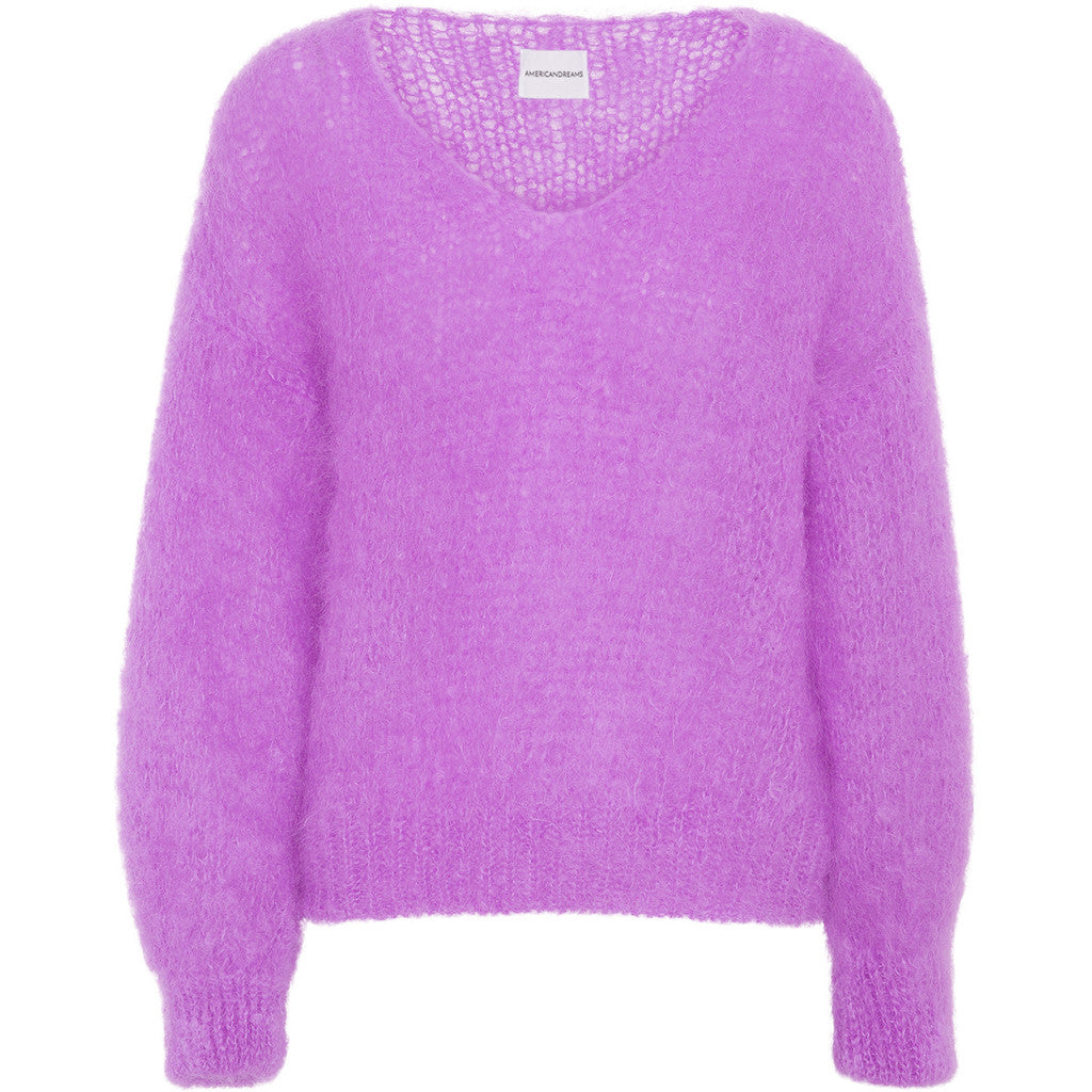 Milana Ls Mohair Knit - Pearly Purple
