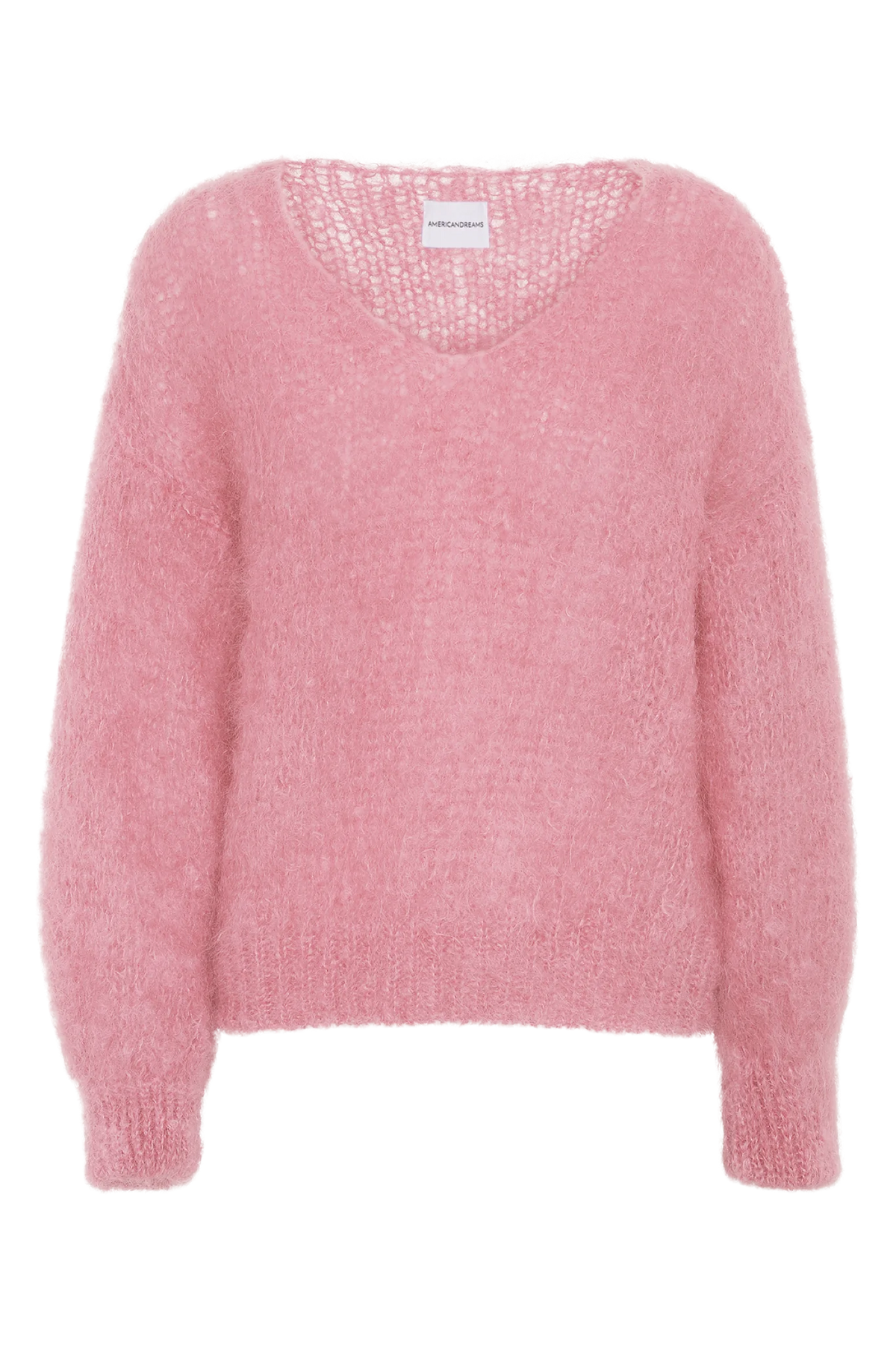 Milana LS Mohair Knit - Soft Berry