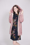 Chloe Hood Jacket - Pink - Ella & il - Jakker - VILLOID.no