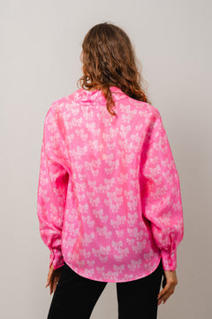 Gina Shirt - Bow Pink