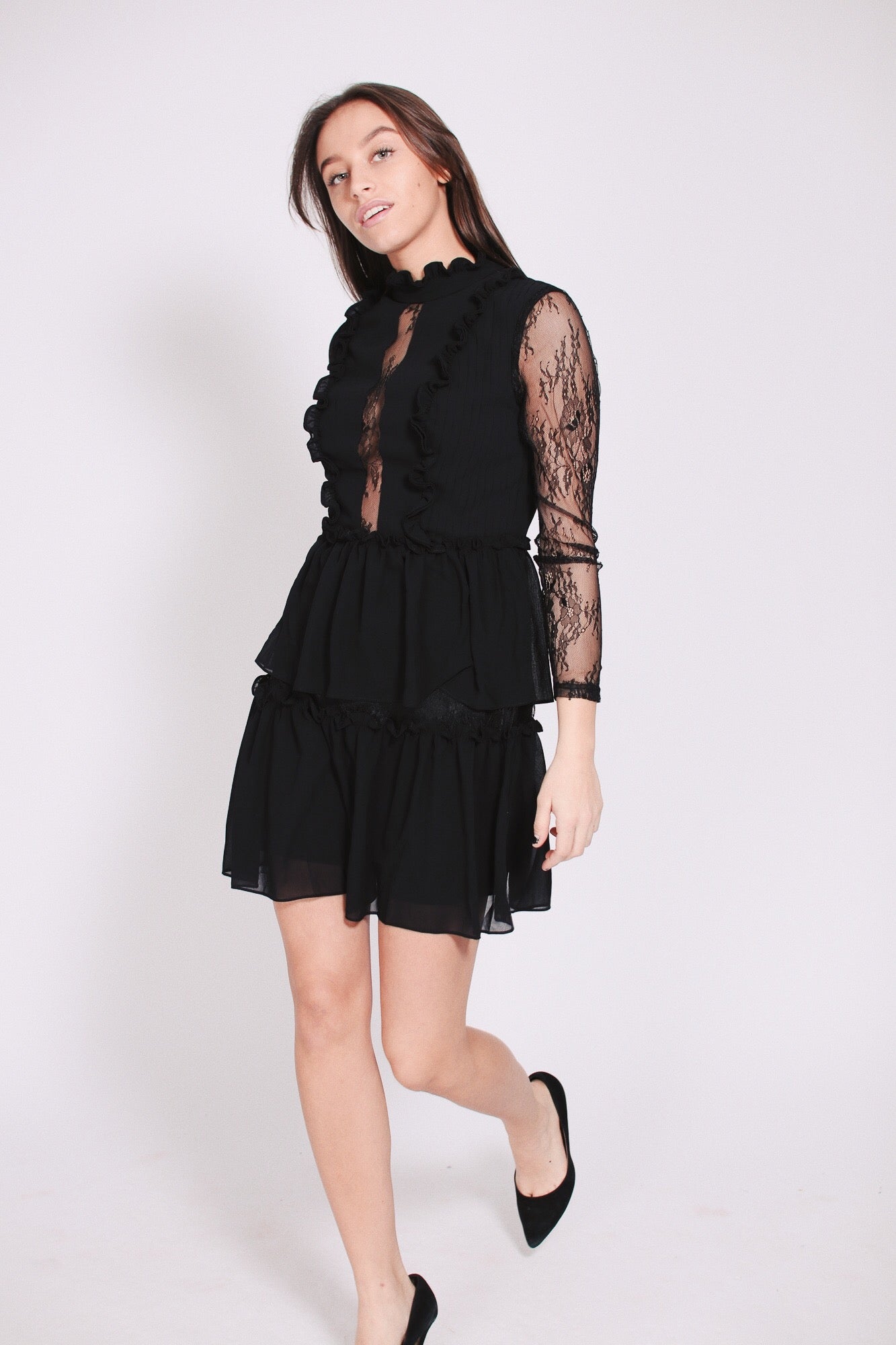 Gina mini dress - Black - By Malina - Kjoler - VILLOID.no