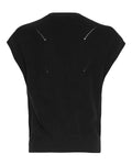 Enita Vest - Black - Moss Copenhagen - Gensere - VILLOID.no