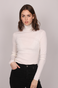 Day Whitney Turtleneck - Ivory Shade - DAY - Gensere - VILLOID.no