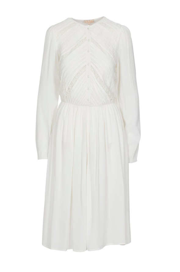 Queen Day Dress - Off White - ByTimo - Kjoler - VILLOID.no