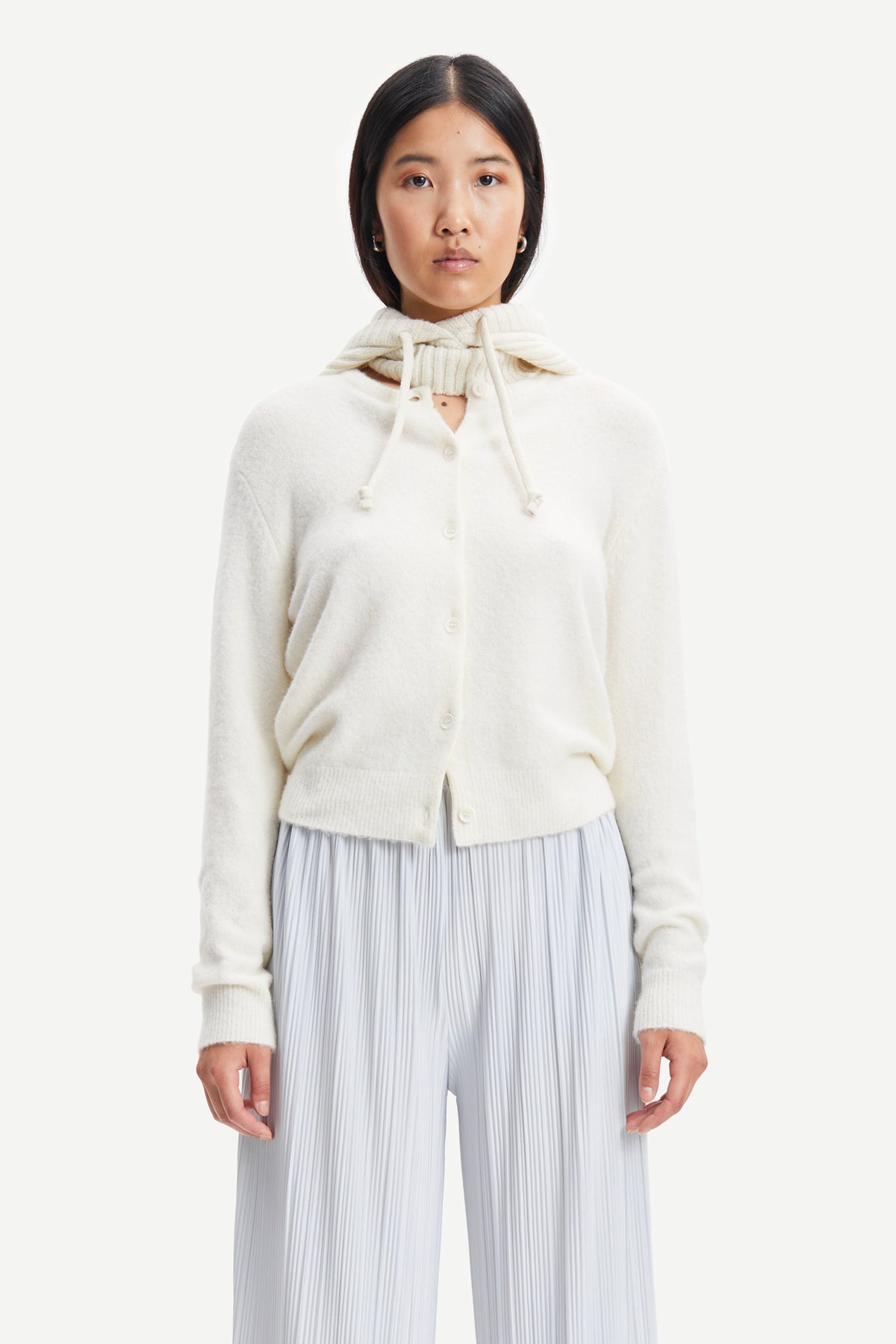 Nor Short Cardigan - Whisper White