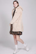 Chloe Hood Jacket - Beige - Ella & il - Jakker - VILLOID.no