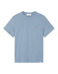 Nørregaard T-Shirt - Tradewinds Blue Mélange/Orange