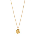 Organic Clover Necklace - 925S/GP/M