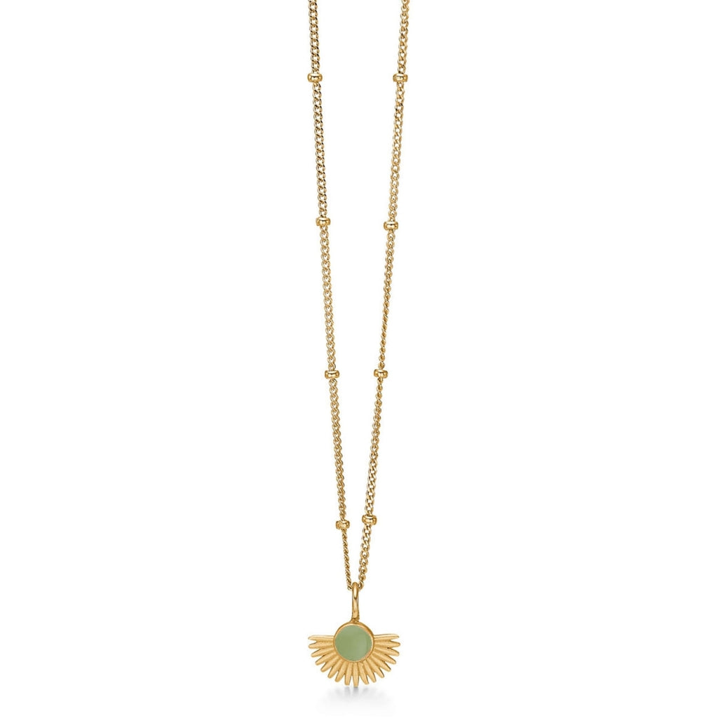 Soleil Necklace - Dusty Green
