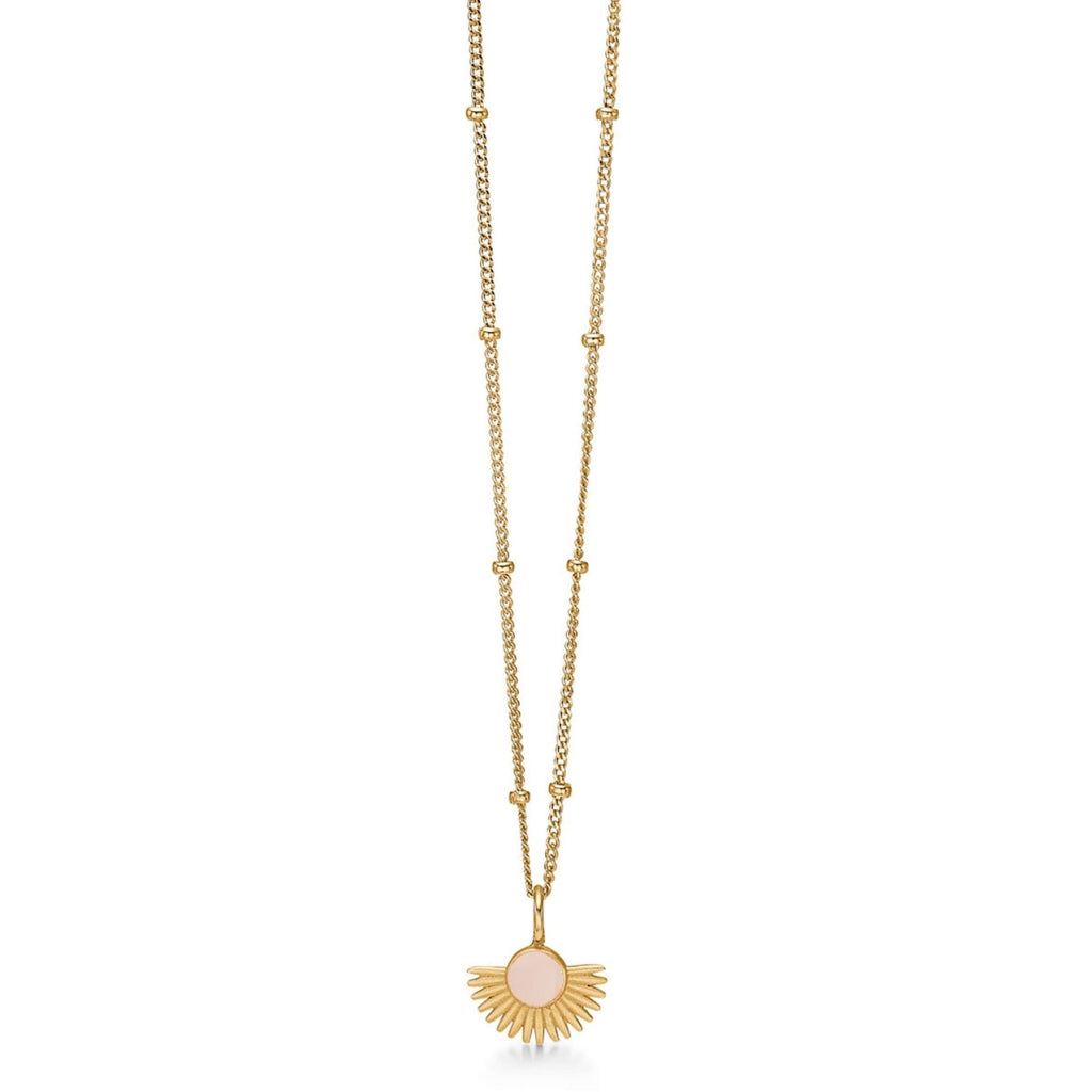 Soleil Necklace - Pale Peach