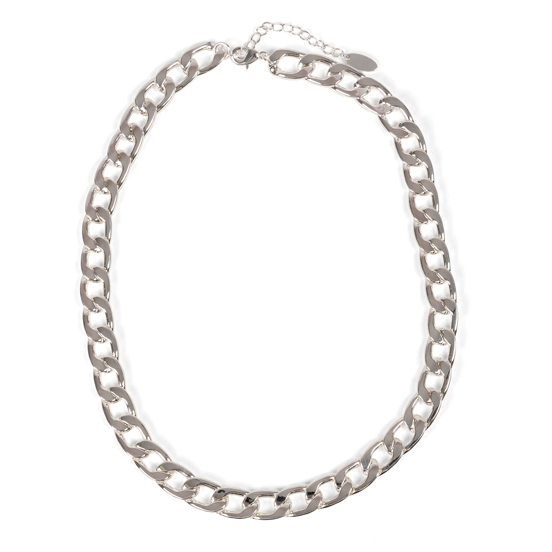 Chunky Chain Necklace 16 - Silver