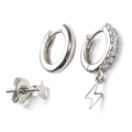 Star and Lightning Ear Party - Silver