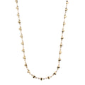 Multi Heart Stationed Collar Chain - Pale Gold