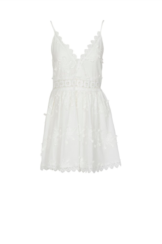 Issa Mini Dress - White - By Malina - Kjoler - VILLOID.no