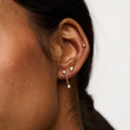 Lightning & Chain Drop Ear Party Pack - Pale Gold