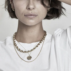 Rope Chain Necklace 18 - Pale Gold