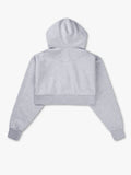 Cropped Hoodie - Heather Grey