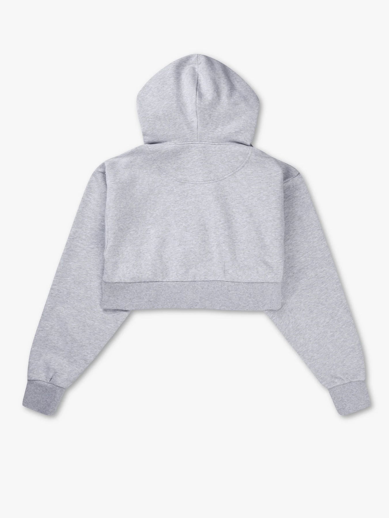 Cropped Hoodie - Heather Grey