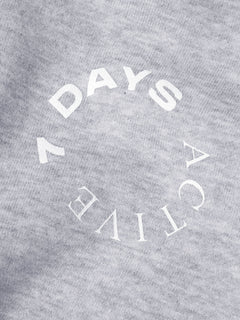 Cropped Hoodie - Heather Grey