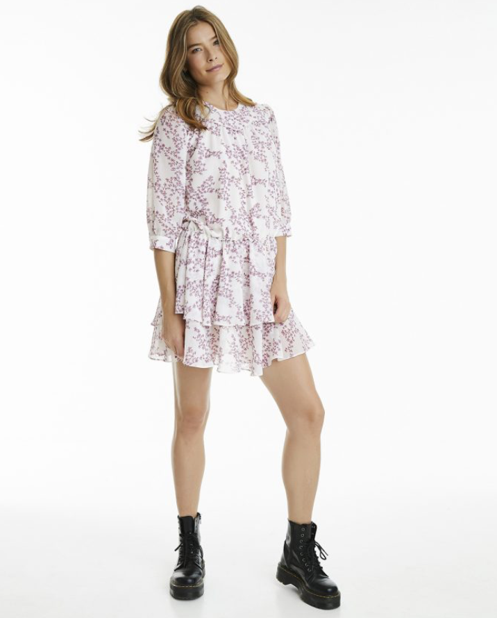 Samantha Flower Dress - Lilac - Line of Oslo - Kjoler - VILLOID.no