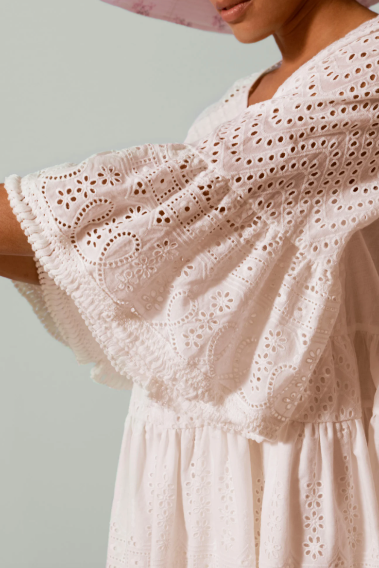 Fleur Dress - White - By Malina - Kjoler - VILLOID.no