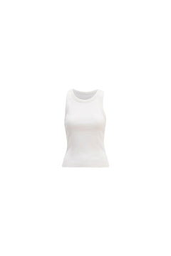Pia Rib Singlet - Ecru