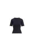 Pippa Rib Tee - Black