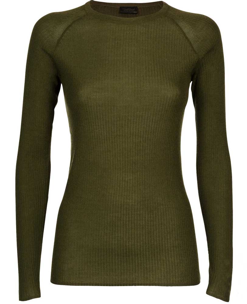 Wool Long Sleeve JS - Light Olive - Pierre Robert x Jenny Skavlan - T-skjorter & Topper - VILLOID.no