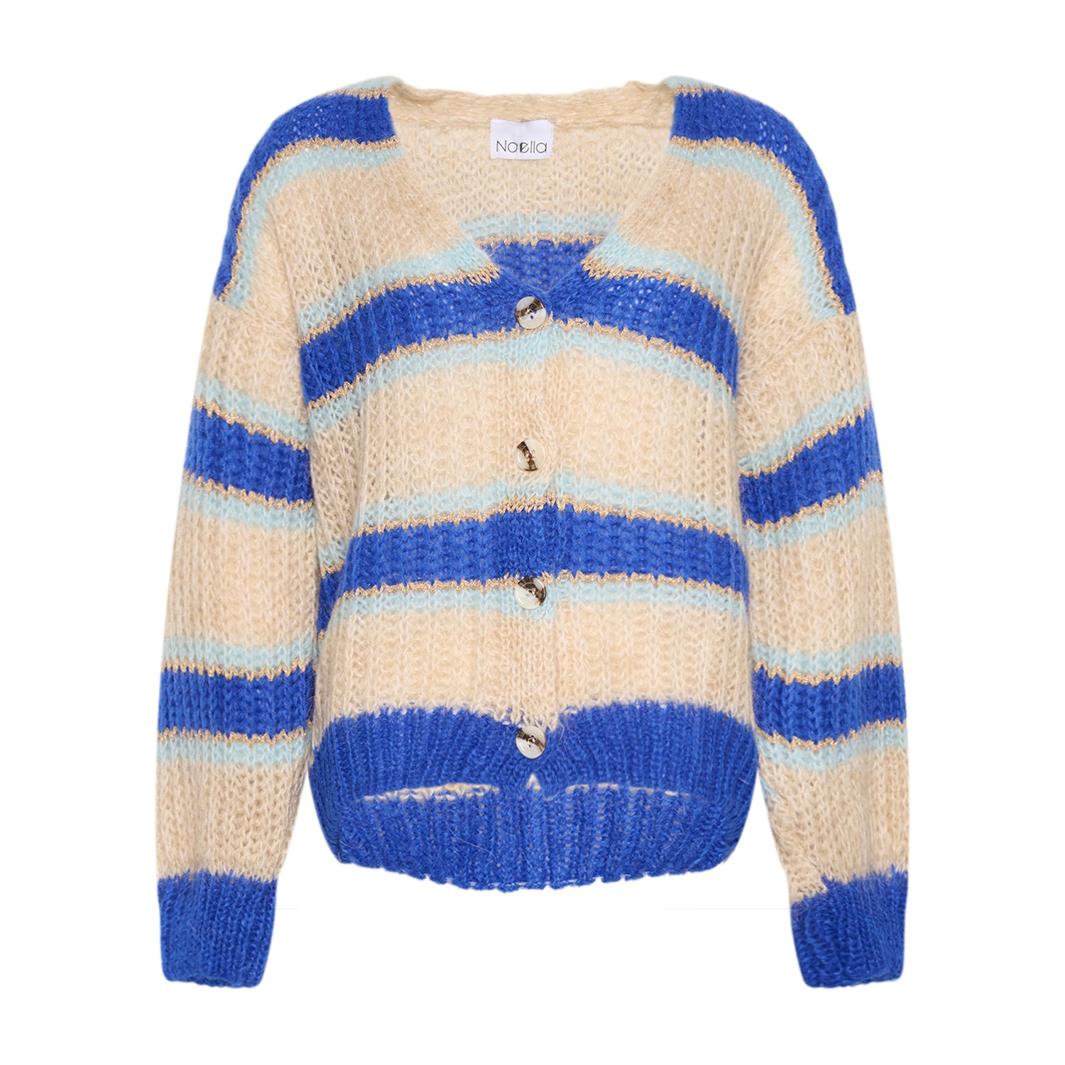 Pacific Knit Cardigan - Blue Mix