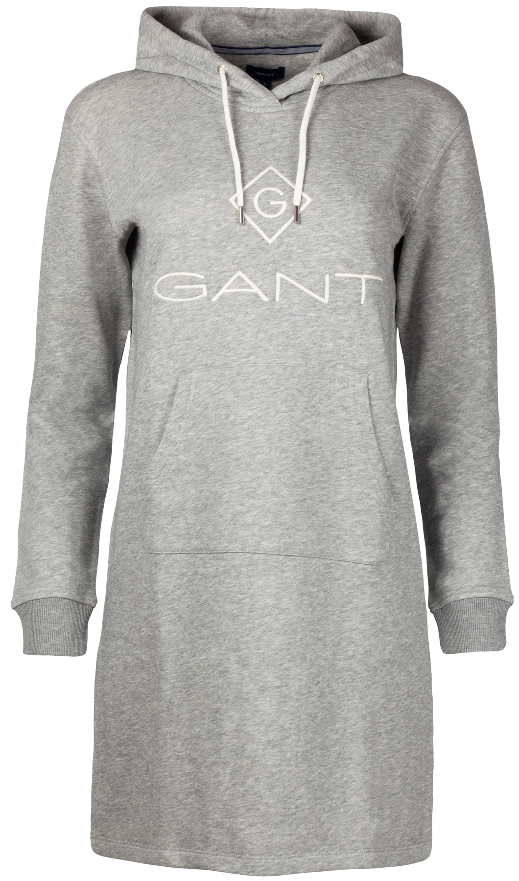 Gant Lock Up Hoodie Dress - Grey Melange