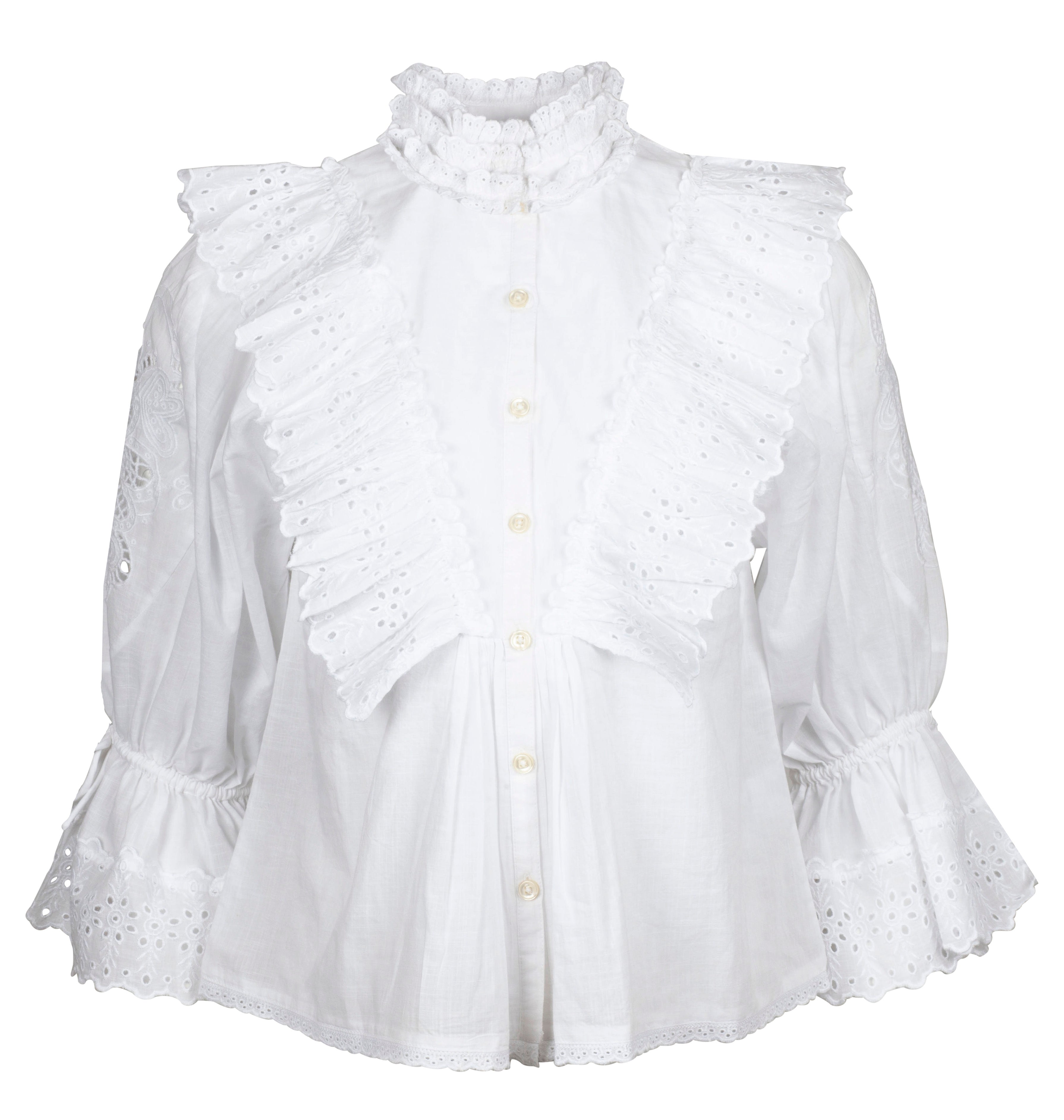 Cotton Slub Shirt - White