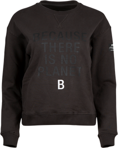 Llanesalf Because Woman Sweatshirt - Asphalt