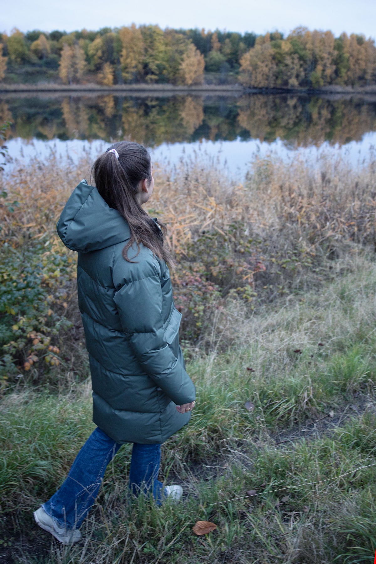 Pollux Down Coat - Tea Leaf – VILLOID